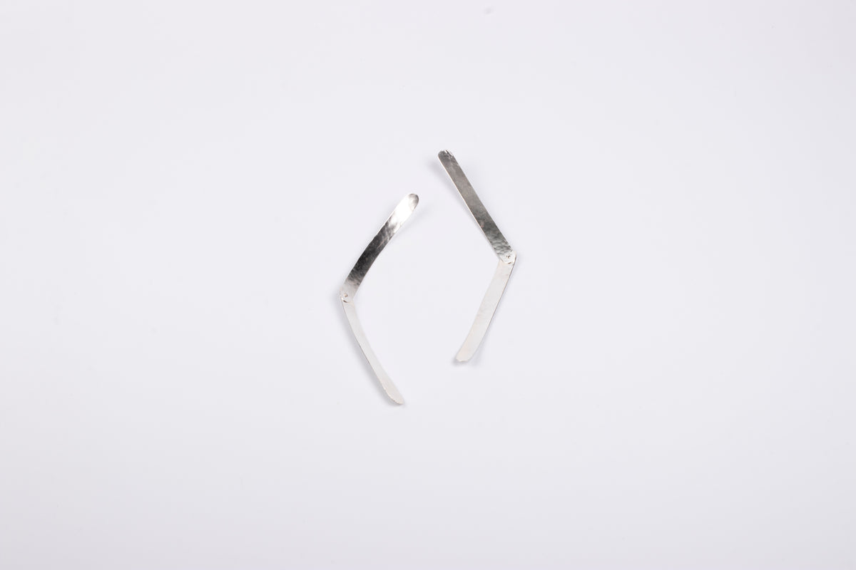 Arete platina doble