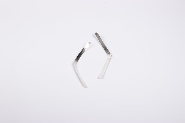 Arete platina doble