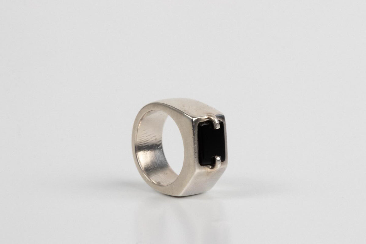 Anillo sello onix