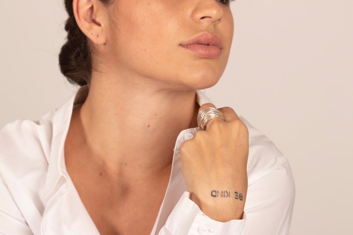 Anillo 21 argollas vertical