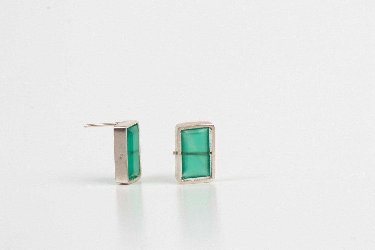 Aretes onix verde NY