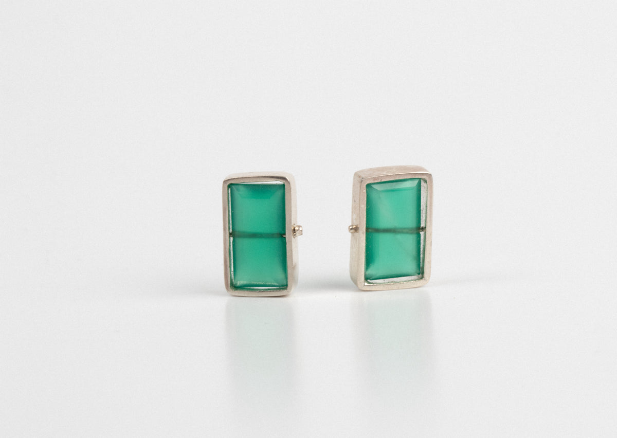 Aretes onix verde NY