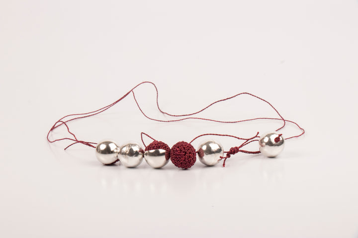 Collar perlas de cumare