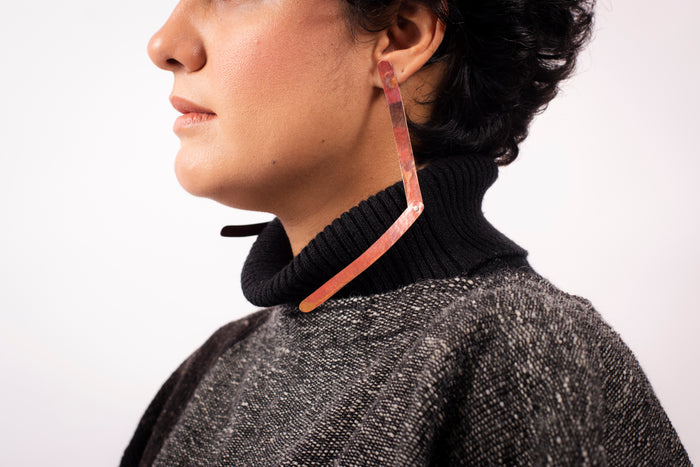 Arete platina doble